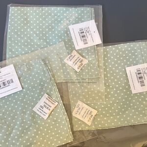 Birdy Grey Sage Polka Dot Pocket Square